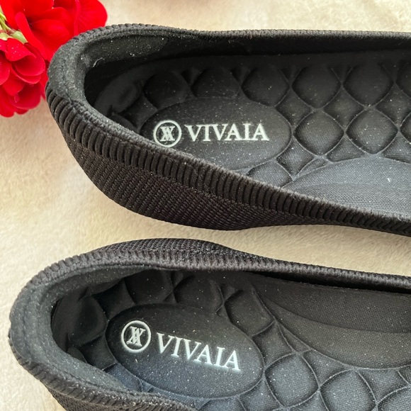 VIVAIA Women's Black Round Toe Flats EU Size 40 - Picture 3 of 8